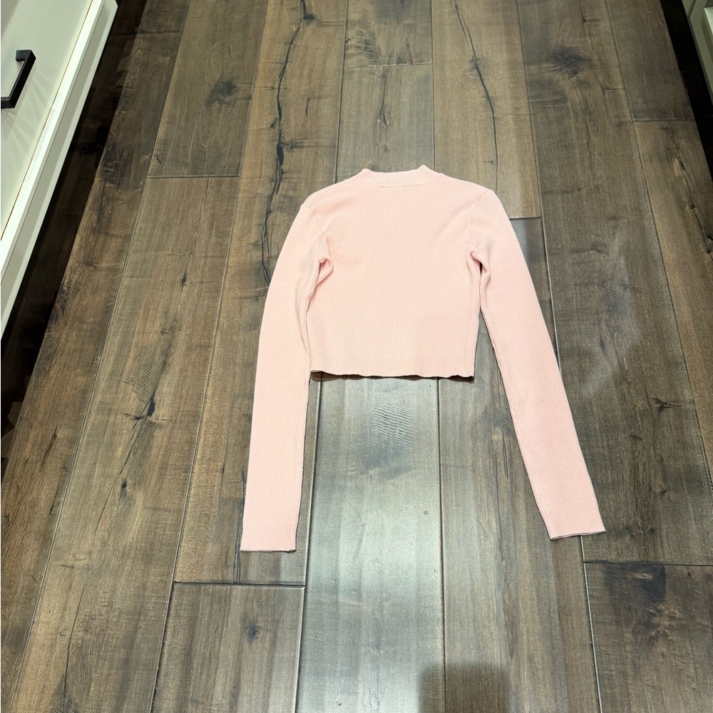 Brandy Melville Light Pink Crop Top